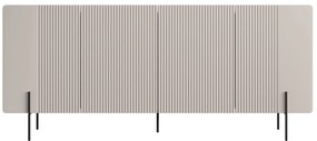 Komoda Malmi 200 cm - kaszmir / czarne nóżki