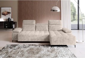 Narożnik FOCUS S Mini z elektryczną regulacją w tkaninie SALVADOR 01 WERSAL