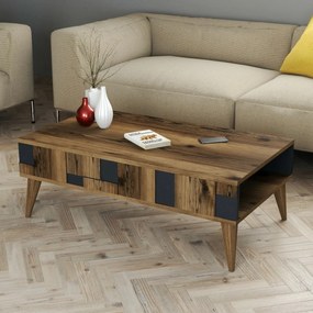 Stolik konferencyjny Madrid Anthracite and Walnut