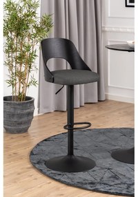 Ciemnoszare hokery z regulowaną wysokością zestaw 2 szt. (wysokość siedziska 84 cm) Lucy – Actona