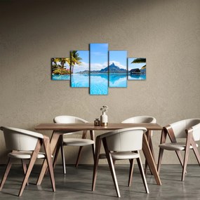 Obraz  - Bora-Bora, Polinezja Francuska (125x70 cm)