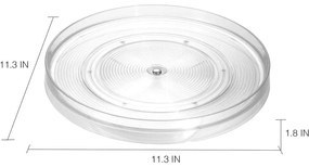 Obrotowy plastikowy organizer na przyprawy ø 29 cm Linus – iDesign