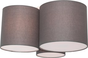 Nowoczesna lampa sufitowa taupe 3-światłowa - Multidrum