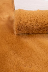 Dywanik futrzany Rudy 50x80 cm miękki Dekoracyjny Antypoślizgowy Estetyczny
