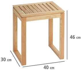 Taboret łazienkowy, półka NORWAY - 2w1, WENKO