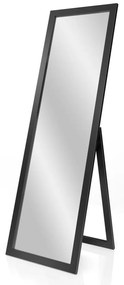 Lustro stojące w czarnej ramie Styler Sicilia, 46x146 cm
