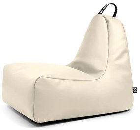 Beżowy worek do siedzenia z imitacji skóry Chill XL – So Soft?