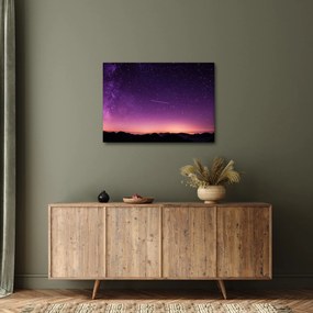 Obraz nieba ze spadającą gwiazdą (70x50 cm)