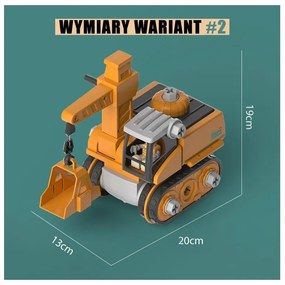 Woopie mega plac budowy 5w1 zestaw xxl do skręcania diy