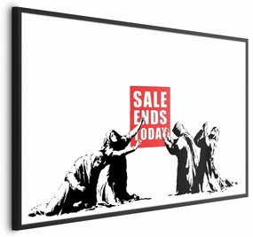 Plakat Wyprzedaż 60x40 cm z ramą czarną bez marginesu ARTGEIST B