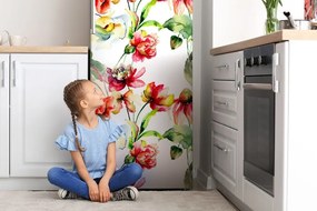 Osłona dekoracyjna na lodówkę Dzikie kwiaty