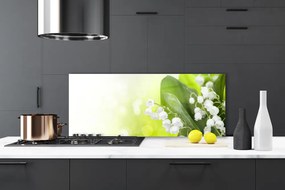 Panel Szklany do Kuchni Dzwoneczki Konwalii w Gęstwinie