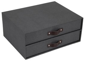 Kartonowy organizer z szufladką Birger Canvas Paper Laminate – Bigso