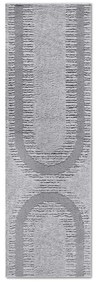 Szary chodnik 80x240 cm Bartoux Light Grey – Elle Decoration