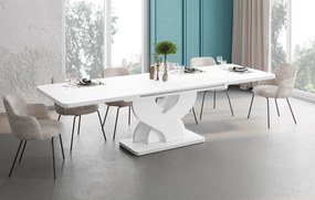 Rozkładany stół do jadalni Bellissima Hubertus biały mat