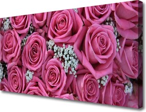 Fotoobraz na płótnie Herbaciane Róże w Rozkwicie