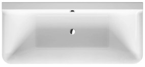 Duravit P3 wanna prostokątna, podtynkowaAkryl - biały błyszczący - 180 x 80 cm