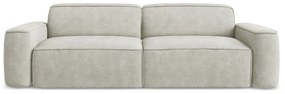 Kremowa sofa z tkaniny szenilowej 244 cm Omao – Makamii