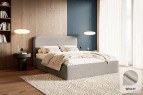 Łóżko Pure 160x200, tkanina WIND 11, stelaż metalowy