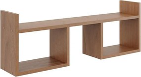 Minimalistyczna półka wisząca w kolorze orzech S8-E93