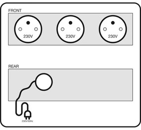 Stół konferencyjny PRIMO INVITATION, 240x120 cm, orzech + port blatowy TYP I, czarny