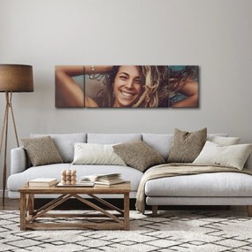 Obraz - Portret młodej kobiety (170x50 cm)