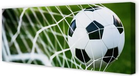 Zdjęcie na płótnie Piłka W Świetle Bramki
