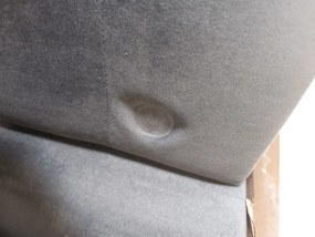 PROMOCJA Jasnoszara rozkładana narożna sofa ZENA, dwustronna II. jakość
