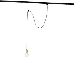 Lampa wisząca ze złotym zawieszeniem szynowym - Iconic Cavalux