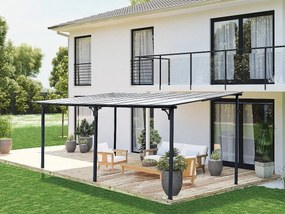 Pergola przysufitowa "Marvin" - 5,5 x 3 m - 545 x 298 x 243 cm - Ciemnoszara