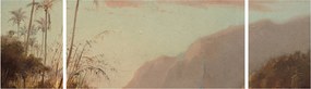 Obraz - Camille Pissarro, A creek in st. Thomas (Virgin Islands), reprodukcje (170x50 cm)