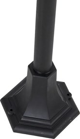 Klasyczna latarnia czarna 122 cm IP44 - Capital