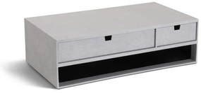 Kartonowy organizer na dokumenty z szufladką Ted Canvas Paper Laminate – Bigso
