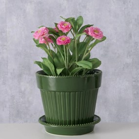 Doniczka ceramiczna z podstawką JUNIPER, 15 cm