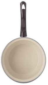 Orion Emaliowany rondel z rantem Brown, średnica16 cm, śred. 16 cm