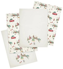 Bawełniane ścierki zestaw 4 szt. 50x70 cm Christmas Town – Catherine Lansfield