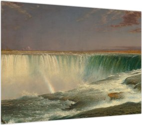 Obraz na szkle - Frederic Edwin Church, Niagara, reprodukcje (70x50 cm)