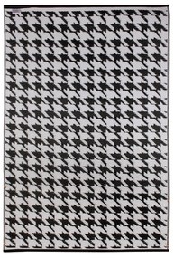 Czarno-biały dywan zewnętrzny Green Decore Houndstooth, 120x180 cm