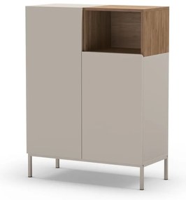 Kremowa szafka 90x120 cm Cailin – Marckeric