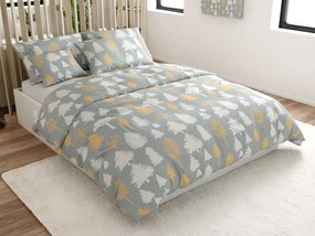 PrzytulneMieszkanie.pl PrzytulneMieszkanie.pl Bawełniana pościel HOLLY REST szara Rozmiar pościeli: 70 x 90 cm | 140 x 200 cm