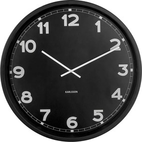 Zegar ścienny New Classic XL - Czarny - Ø80cm