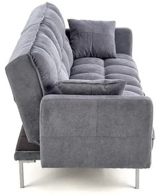 Sofa ROBERTO ciemno szara rozkładana HALMAR