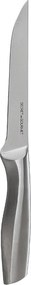 Nóż do Odkostniania "Stal Nierdzewna Kuta" 28cm Szary - Precyzja Cięcia i Komfort Użytkowania