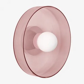 Kinkiet Jaxal Różowa & Ø35 Cm - Sklum