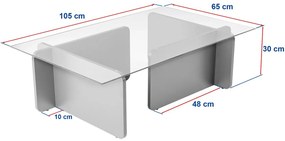 Stolik konferencyjny Flavio Travertine