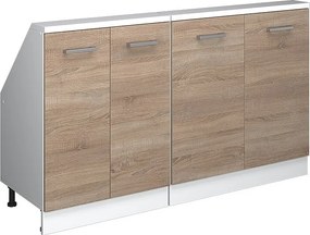 Szafka kuchenna na dach skośny sonoma 140x46x81.6 r-line