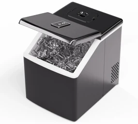 Klarstein Clearcube kostkarka do lodu, przezroczyste kostki lodu, 13 kg/doba