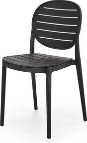 Krzesło K529 białe/beżowe z tworzywa PVC