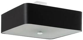 Czarny kwadratowy plafon LED - EX667-Misty