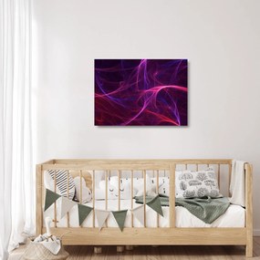 Obraz na szkle - abstrakcyjny obraz krzywych (70x50 cm)